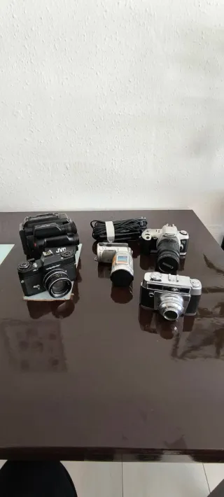 Aparatos fotos video canon.sony.agfa.jvc