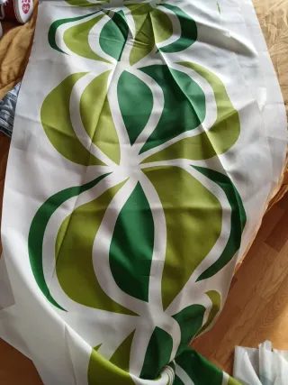 Paneles japoneses verdes y blancos