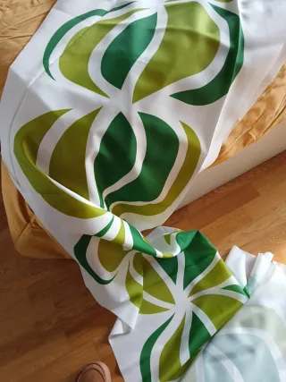 Paneles japoneses verdes y blancos