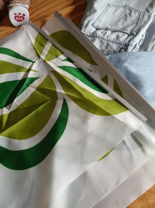 Paneles japoneses verdes y blancos