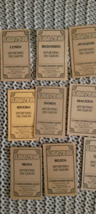Cromos Fútbol 78/79