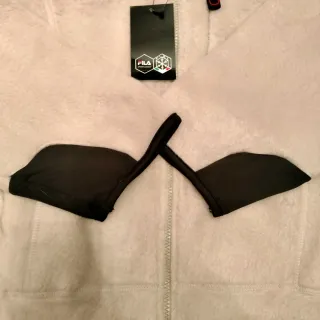 Felpa Fila uomo beige/nera vintage