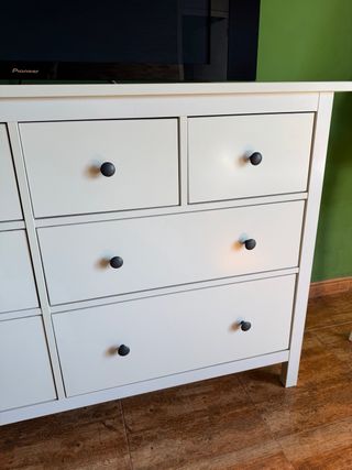 Cómoda IKEA HEMNES 8 cajones blanca