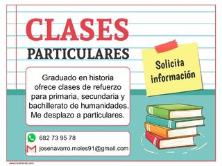 Clases particulares online y presencial