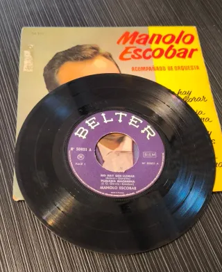 Vinilo de 7 pulgadas Manolo Escobar (Belter)