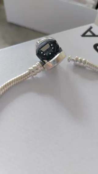 Pulsera Pandora Corona Circonitas. Talla 19 cm.