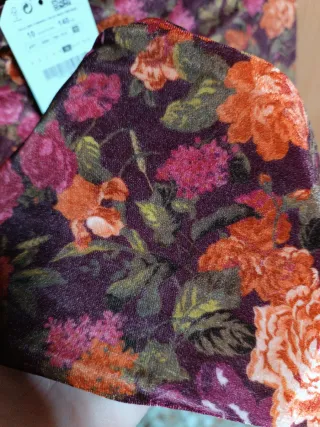 Mallas niña Zara flores talla 10