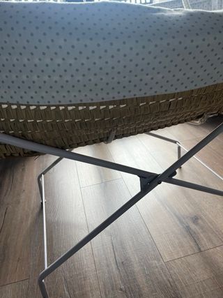 Moisés para bebé de mimbre