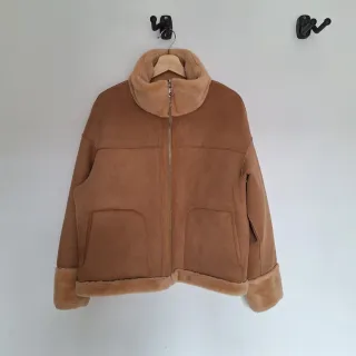 Cazadora doble faz camel