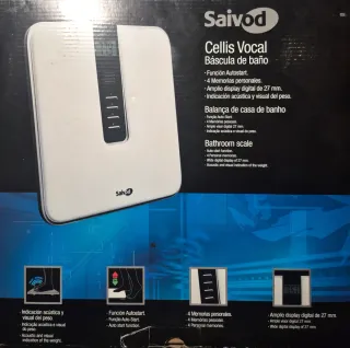 Báscula Saivod Cellis Vocal con Voz