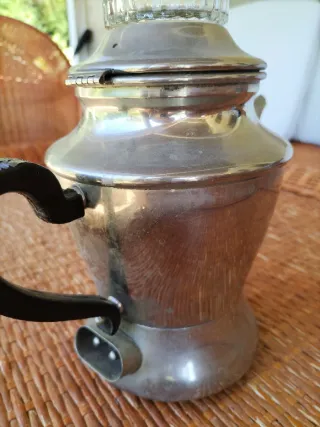 Cafetera Eléctrica Acero Inox Años 50