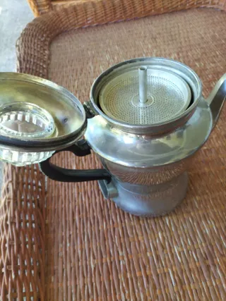 Cafetera Eléctrica Acero Inox Años 50