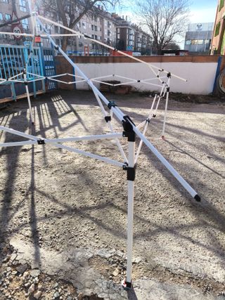 Carpa Plegable Gazebo 3.6x3.6m con Laterales de Malla