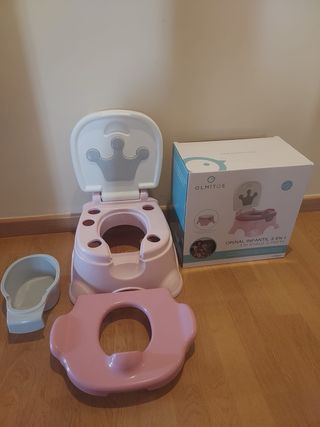 Orinal Infantil 3 en 1 Rosa