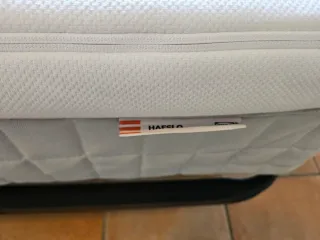 Base Cama IKEA 80x200 + Colchón + Topper