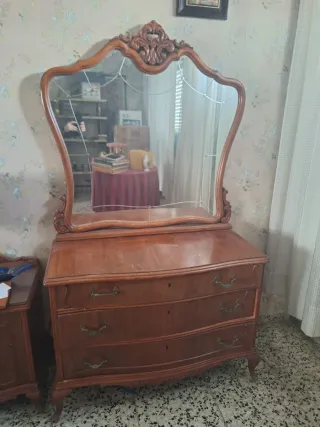 Cómoda tocador con espejo