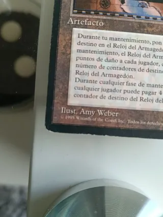 Reloj del Armagedón carta Magic