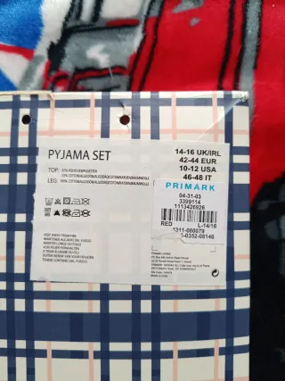 Pijama Minnie Mouse Disney Talla 42-44