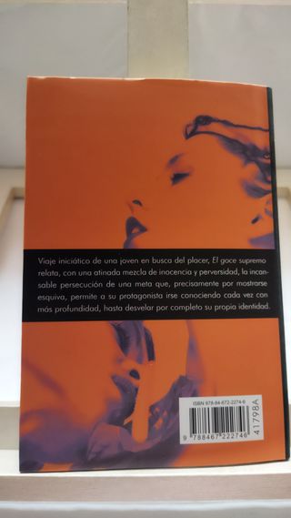 Libro : El goce supremo de Sarah