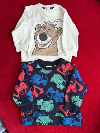 Set 2 felpe bimbo Disney e Blukids