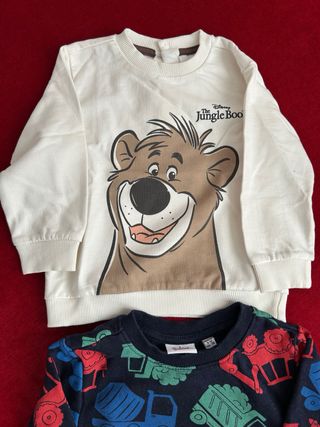 Set 2 felpe bimbo Disney e Blukids