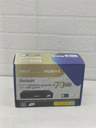 Decodificador Humax Tivùsat HD + Tarjeta