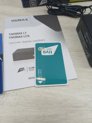 Decodificador Humax Tivùsat HD + Tarjeta