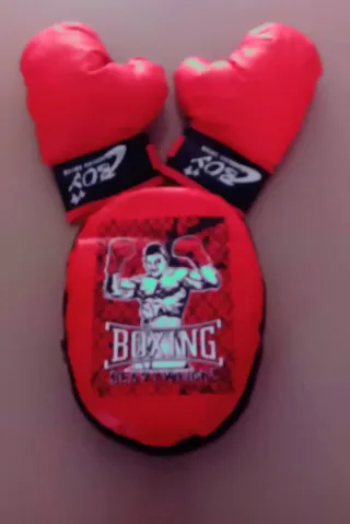 Guantes y Pera Boxeo Infantil