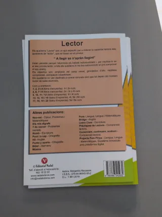 Lector 9 al 16. Entrenament lector, velocitat i co