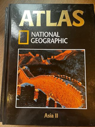 Lote colección libros ATLAS NATIONAL GEOGRAPHIC