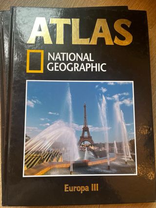 Lote colección libros ATLAS NATIONAL GEOGRAPHIC