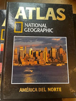 Lote colección libros ATLAS NATIONAL GEOGRAPHIC