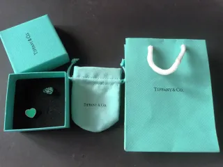 Orecchini Tiffany Cuore ArgentoeVerde #oportunidad