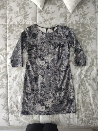 Vestido Mango Talla L Estampado Floral