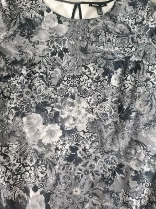 Vestido Mango Talla L Estampado Floral