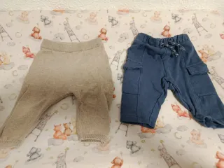 Lote 2 pantalones bebé 3 meses