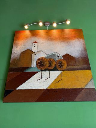 2 Cuadros Mediterráneo Casas Rurales Relieve