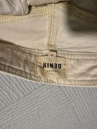 Sézane Le Crop Jeans Beige