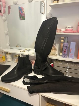 Pack Casco y botas con espolaina Hípica