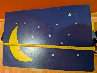 Mesa y 2 sillas infantiles luna