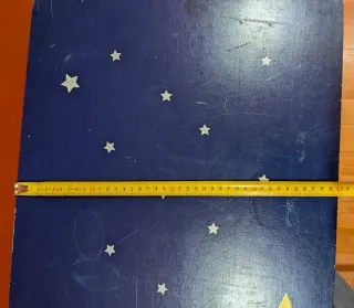 Mesa y 2 sillas infantiles luna