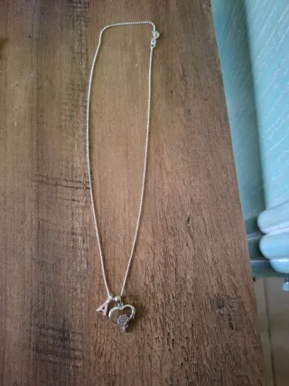 Collar Corazón con Inicial A