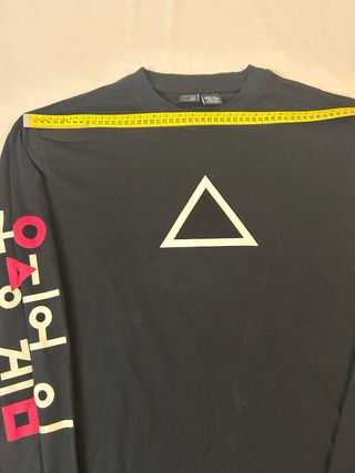 Camiseta M/L hombre Squid Game Negra T M