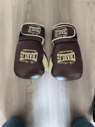 Guantes Boxeo Charlie Retro Marrón 16 Oz
