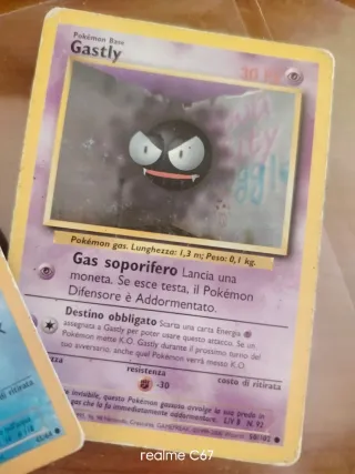 Carte Pokémon Goldeen e Gastly