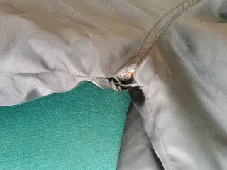 Chaqueta bomber Lefties negra naranja XS