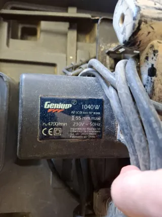 Sierra circular Geniu m 165mm