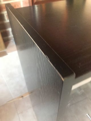 Mobile per attrezzatura musicale vintage in vetro e legno