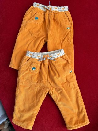 Set 2 pantaloni invernali neonato