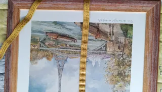 Marco de madera de Cerezo